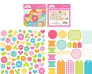 Doodlebug Design - Bits & Pieces Ephemera - Bright