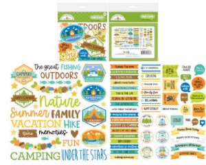 Doodlebug Design - Chit Chat Ephemera - Great Outdoors