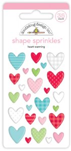 Doodlebug - Shape Sprinkles - Let It Snow - Heart Warming