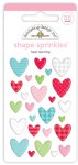 Doodlebug - Shape Sprinkles - Let It Snow - Heart Warming