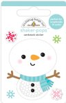 Doodlebug - Shaker-pops Cardstock Sticker - Let It Snow - Snow Cute