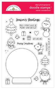 Doodlebug - Clear Stamp - Let It Snow - Winter Wonderland