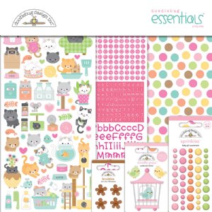 Doodlebug - Essentials Kit - Pretty Kitty