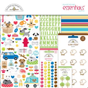 Doodlebug - Essentials Kit - Doggone Cute