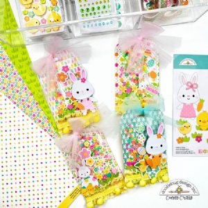 Doodlebug Design - Doodle-pops 3D Cardstock Sticker - Honey Bunny