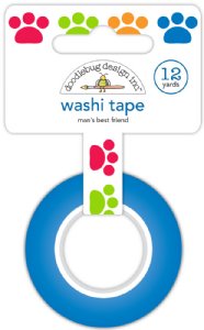 Doodlebug Design - Washi Tape - Man's Best Friend
