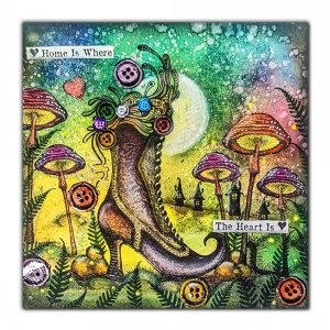 Lavinia Stamps - Stamp - Snailcap Mushrooms 