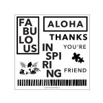 Concord and 9th - Clear Stamp - Aloha Friend
