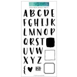 Concord and 9th - Clear Stamp - Bold and Bushy Uppercase