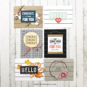 Concord and 9th - Clear Stamp - Shiplap Sentiments Set