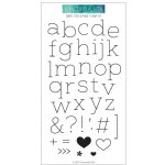 Concord & 9th - Clear Stamp - Simple Serif Alphabet