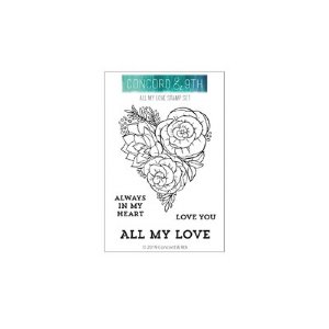 Concord and 9th - Clear Stamp - All My Love
