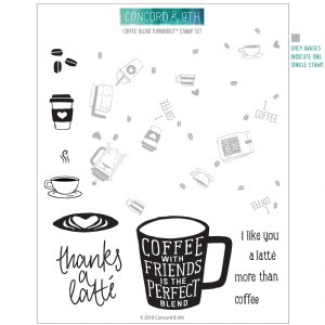 Concord and 9th - Clear Stamps - Coffee Blend Turnabout