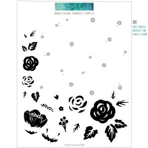 Concord and 9th - Clear Stamps - Kindness Blooms Turnabout
