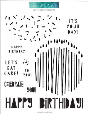 Concord and 9th - Clear Stamp - Endless Birthday