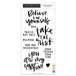 Concord and 9th - Clear Stamps - Painted Sayings