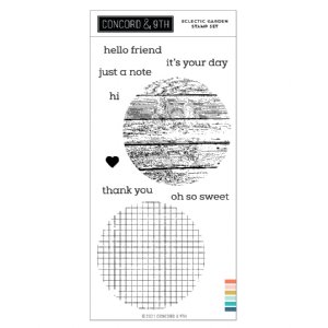 Concord and 9th - Clear Stamp - Eclectic Garden