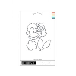 Concord and 9th - Die - Painted Peony