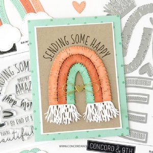 Concord and 9th - Clear Stamp - Rainbow Sayings