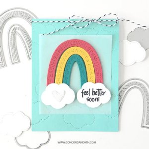 Concord and 9th - Clear Stamp - Rainbow Sayings