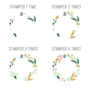 Concord and 9th - Turnabout Clear Stamps - Harvest Wreath