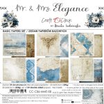 Craft O'Clock - 8X8 Paper Pad - Basic Papers