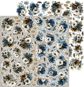 Craft O'Clock - 12X12 Paper - Flowers