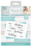 Sara Signature - Clear Stamp - Watercolor Christmas - Brush Sentiments