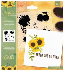 Crafter's Companion - Clear Stamp - Sunflower Bouquet