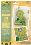 Crafter's Companion - 3D Embossing Folder & Stencil - Sumptuous Sunflowers