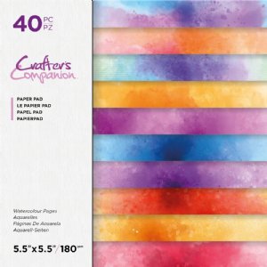 Crafter's Companion - 6X6 Paper Pad - Watercolour Pages