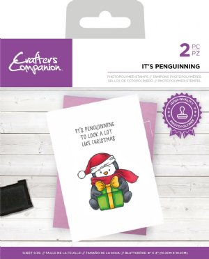 Crafter Companion - Clear Stamps - It's Penguinning