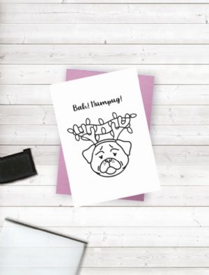 Crafter Companion - Clear Stamps - Bah! Humpug