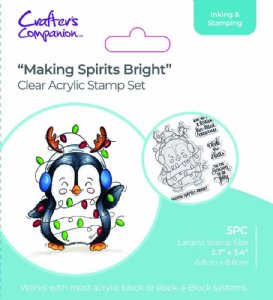 Crafter's Companion - Clear Stamp - Making Spirits Bright