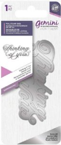 Gemini FoilPress - Hot Foil Plate - Thinking of You