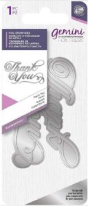 Gemini FoilPress - Hot Foil Plate - Thank You