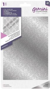 Gemini FoilPress - Hot Foil Plate - Royal Damask Background