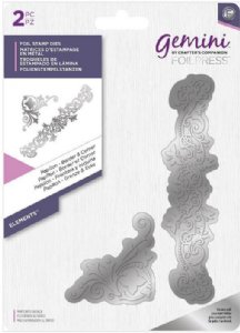 Gemini FoilPress - Hot Foil Plate - Papillon Border & Corner