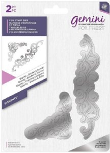 Gemini FoilPress - Hot Foil Plate - Biarritz Border & Corner