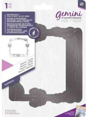 Gemini FoilPress - Foil Stamp 'N' Cut Die - Moulins Frame