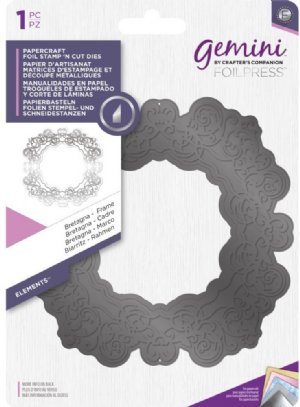 Gemini FoilPress - Foil Stamp 'N' Cut Die - Bretagna Frame