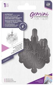 Gemini FoilPress - Foil Stamp 'N' Cut Die - Grand Chandelier