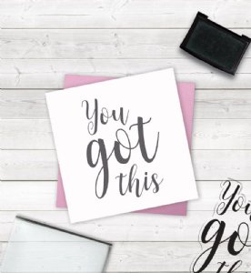 Crafter's Companion - Clear Stamp - You Got This