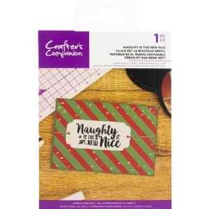 Crafter's Companion - Clear Stamp - Naughty Is The New Nice