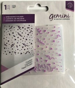 Crafter's Companion - Embossing Folder - Confetti