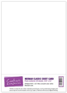 Neenah Classic Crest Card - Solar White