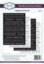 Creative Expressions - Sentiment Sheet - Happy Ha Ha Ha 