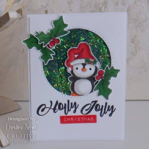 Creative Expressions - Clear Stamp - Santa Penguins
