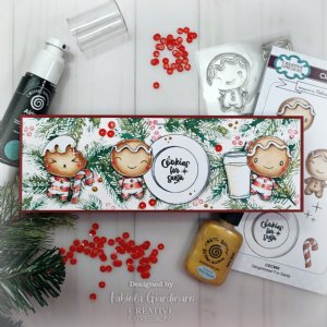 Creative Expressions - Clear Stamp - Gingerbread For Santa 