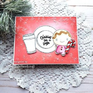 Creative Expressions - Clear Stamp - Gingerbread For Santa 